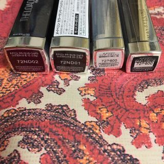 メイベリン(MAYBELLINE)の♡様専用    4本セット☆メイベリン限定色リップ(口紅)