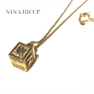 ニナリッチ(NINA RICCI)のvintage ニナリッチ キューブ型 ロングネックレス(ネックレス)