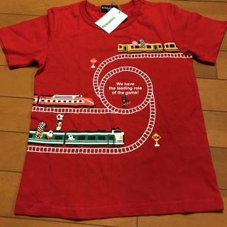 クレードスコープ(kladskap)の新品タグ付 クレードスコープ 人気電車柄 120(Tシャツ/カットソー)