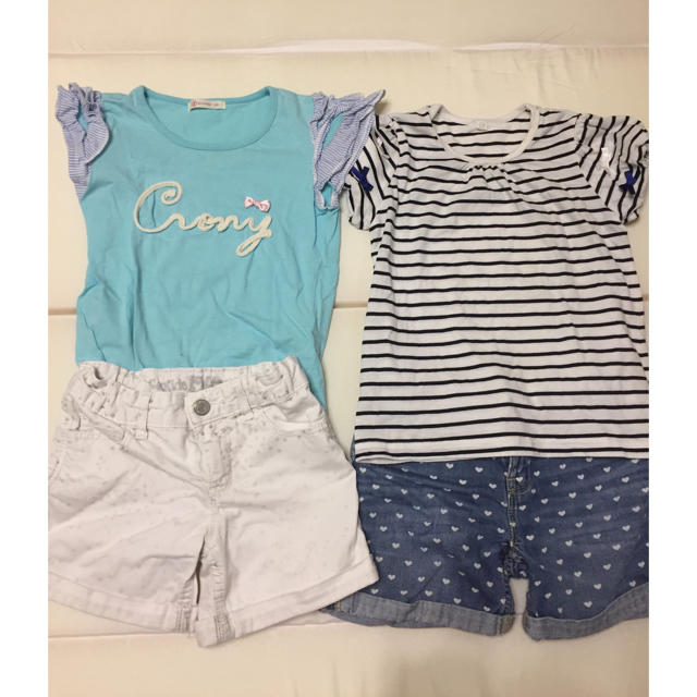 GAP Kids(ギャップキッズ)のまとめ売り 女の子 130センチ 上下５セット キッズ/ベビー/マタニティのキッズ服女の子用(90cm~)(その他)の商品写真