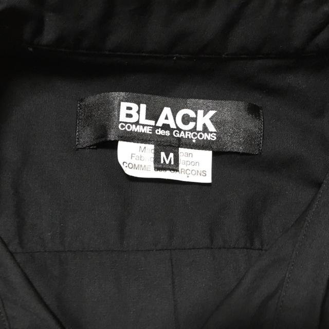 BLACK des GARCONS - BLACK COMME des GARCONS シャツ Mの通販 by パッショーネ｜ブラックコムデギャルソンならラクマ COMME セールお得
