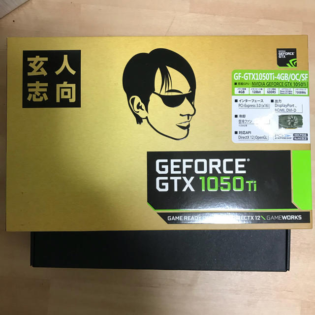 【まとめ買い】 GEFORCE 玄人志向 GTX OCモデル 4GB 1050Ti PCパーツ