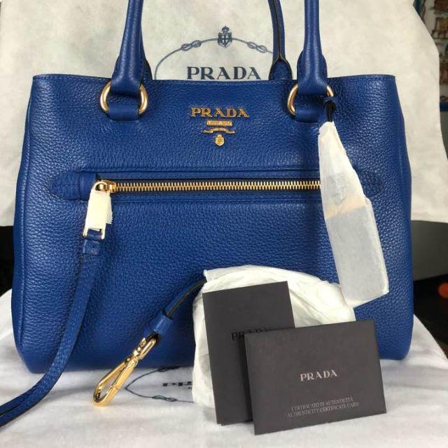 PRADA(プラダ)のPRADA★ブルー バッグ レディースのバッグ(ショルダーバッグ)の商品写真