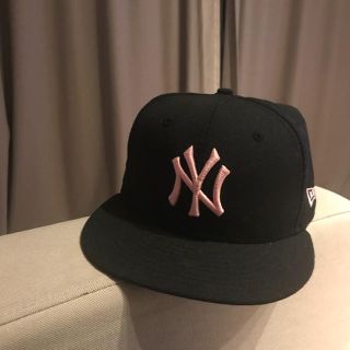 ニューエラー(NEW ERA)のニューエラキャップ ピンク NY ニューヨークヤンキース(キャップ)