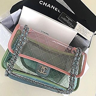 シャネル(CHANEL)の❤️シャネル❤️2018春夏 国内即完売💖貴重✨PVC マトラッセ ♪(ショルダーバッグ)