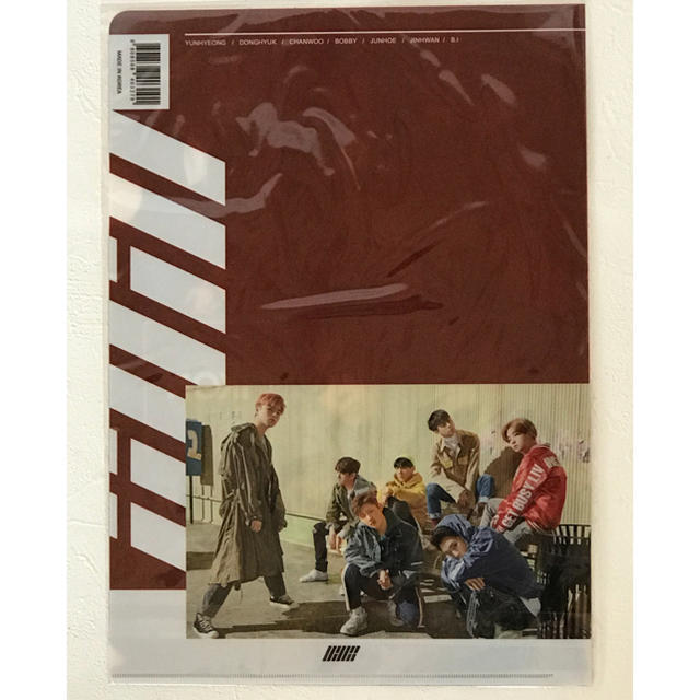 iKON(アイコン)のiKON クリアファイル 新品 エンタメ/ホビーのCD(K-POP/アジア)の商品写真