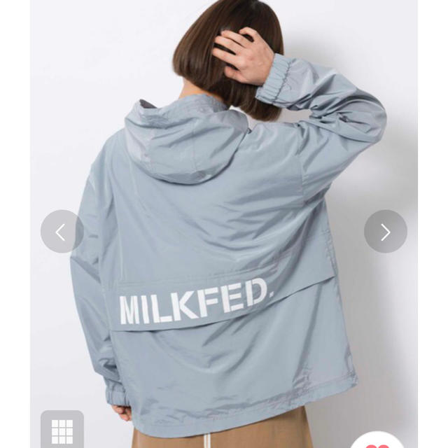 MILKFED.(ミルクフェド)のミルクフェド ナイロンブルゾン レディースのジャケット/アウター(ナイロンジャケット)の商品写真