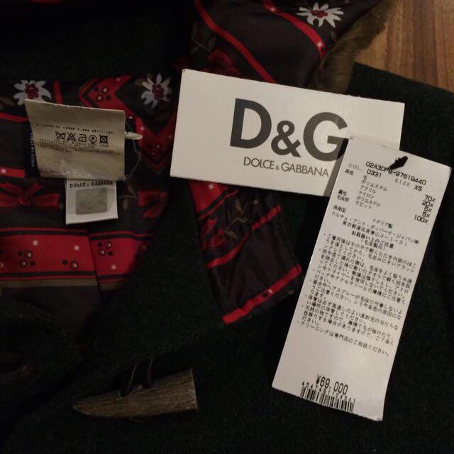 DOLCE&GABBANA - D&G ダッフルコートの通販 by yuki's shop｜ドルチェ