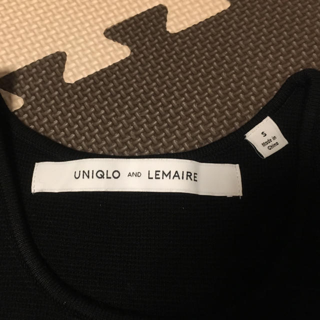 LEMAIRE(ルメール)の未使用✨UNIQLO×LEMAIRE黒タクントップ レディースのトップス(カットソー(半袖/袖なし))の商品写真