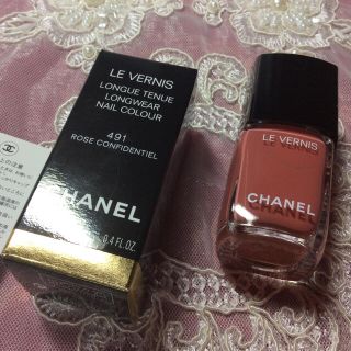 シャネル(CHANEL)のシャネル ヴェルニ 491 ローズコンフィダンシエル 未使用品(マニキュア)