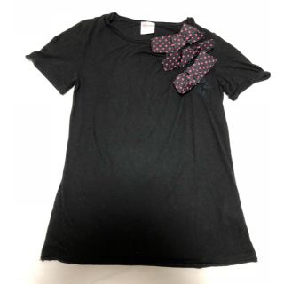 RED VALENTINO（Tシャツ(半袖/袖なし) ・ ブラック/黒色系）の