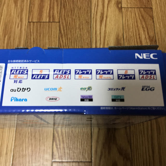 NEC(エヌイーシー)のWi-Fi ホームルーター スマホ/家電/カメラのPC/タブレット(PC周辺機器)の商品写真