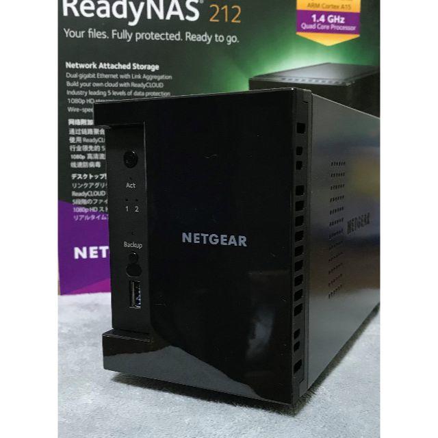 NETGEAR ReadyNAS212 2ベイNASキット 短期使用品