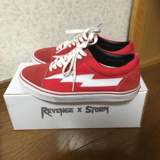 ヴァンズ(VANS)のリベンジストーム 赤(スニーカー)