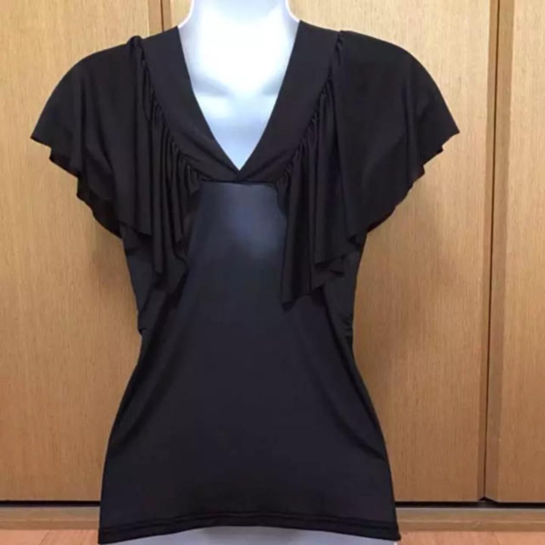 ☆新品☆フリルカットソー  ザラZARA好きな方にもオススメ〜 レディースのトップス(シャツ/ブラウス(半袖/袖なし))の商品写真