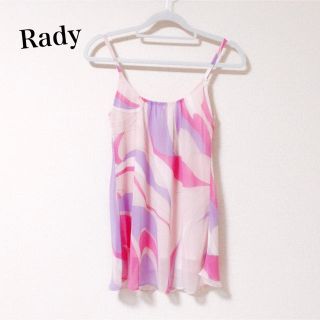 レディー(Rady)のRady ミルフィーユ柄シフォンチュニック(チュニック)