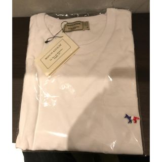 メゾンキツネ(MAISON KITSUNE')のなまいきシャルロさん専用 メゾンキツネ Tシャツ白xs(Tシャツ/カットソー(半袖/袖なし))