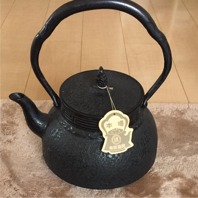 南部鉄瓶  本場 盛岡南部 エンタメ/ホビーの美術品/アンティーク(金属工芸)の商品写真