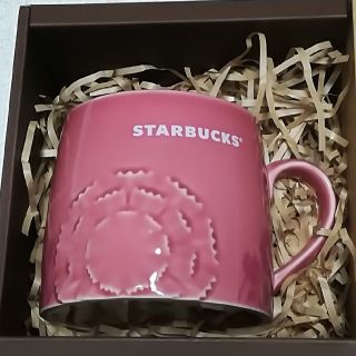 Starbucks Coffee - スタバ マグエンボス 355ml 新品 *ピンク ...