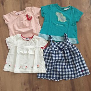 ザラキッズ(ZARA KIDS)のお花シャツとギンガムチェック2点  専用です(Ｔシャツ)