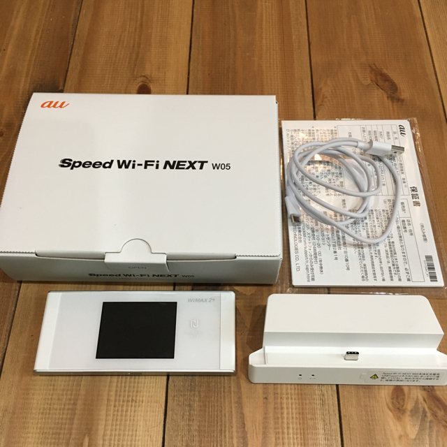 Wimax 2 Speed Wi Fi Next W05 クレードル付の通販 By Chike ラクマ