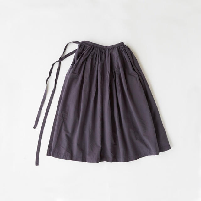 IDEE(イデー)のPOOL いろいろの服 巻きギャザーエプロン  レディースのスカート(ロングスカート)の商品写真