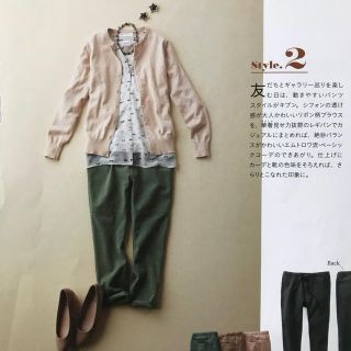 フェリシモ(FELISSIMO)のリボンモチーフのほの甘シフォントップス(シャツ/ブラウス(長袖/七分))