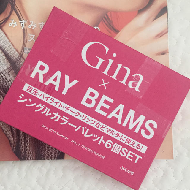 Ray BEAMS(レイビームス)の新品未使用 Gina付録 RAY BEAMS シングルカラーパレット6個セット コスメ/美容のベースメイク/化粧品(アイシャドウ)の商品写真