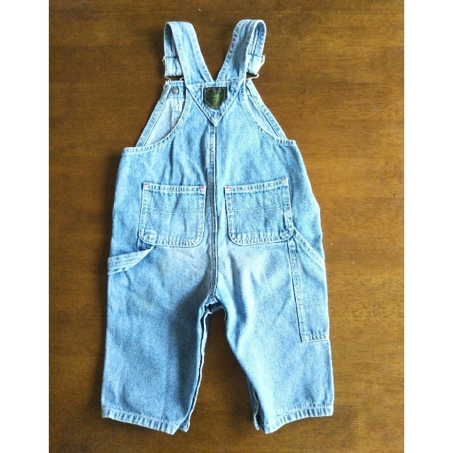 babyGAP(ベビーギャップ)のbaby GAP オーバーオール デニム キッズ/ベビー/マタニティのベビー服(~85cm)(パンツ)の商品写真