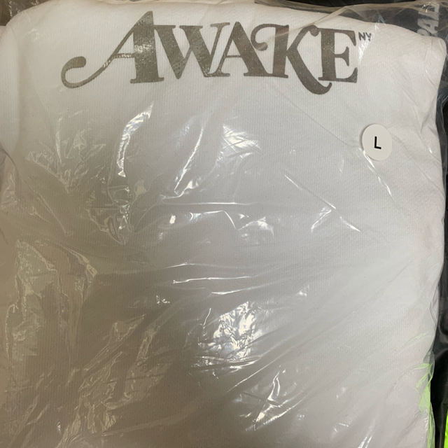 awake ny metallic foil logo hoodie L メンズのトップス(パーカー)の商品写真
