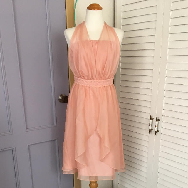 ピンク フォーマル ドレス レディースのフォーマル/ドレス(ミディアムドレス)の商品写真