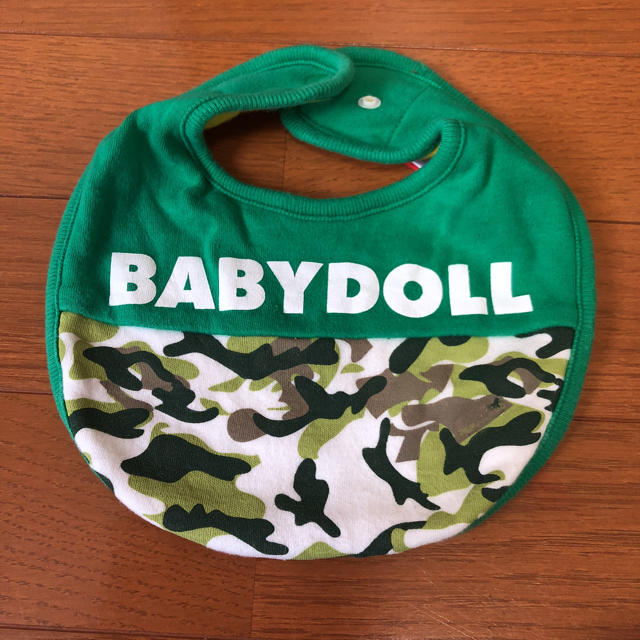 BABYDOLL(ベビードール)の美品 ベビードールスタイ キッズ/ベビー/マタニティのこども用ファッション小物(ベビースタイ/よだれかけ)の商品写真