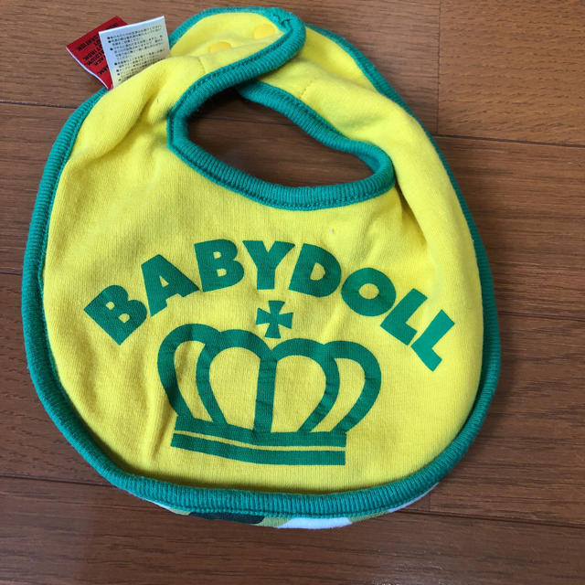 BABYDOLL(ベビードール)の美品 ベビードールスタイ キッズ/ベビー/マタニティのこども用ファッション小物(ベビースタイ/よだれかけ)の商品写真