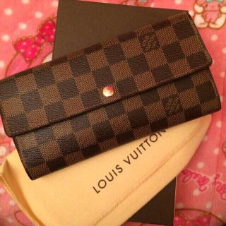 ルイヴィトン(LOUIS VUITTON)の美品✨ダミエ長財布💴伊勢丹購入🌟(財布)