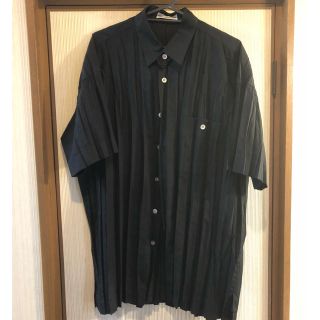 【美品】 ISSEY MIYAKE イッセイミヤケ PLEATS 半袖シャツ M