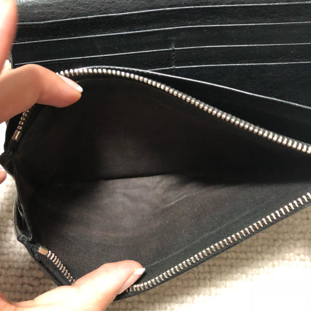 Balenciaga(バレンシアガ)のBALENCIAGA バレンシアガ 長財布 財布 皮 黒 BLACK レディースのファッション小物(財布)の商品写真