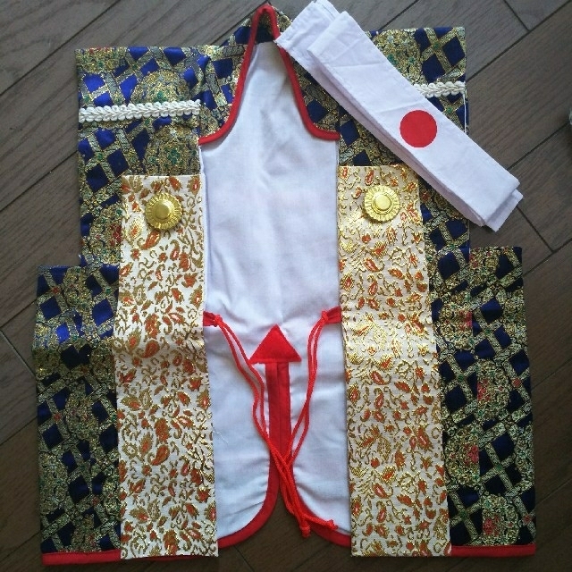 陣羽織  3点セット キッズ/ベビー/マタニティのベビー服(~85cm)(和服/着物)の商品写真