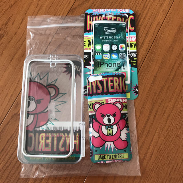 HYSTERIC GLAMOUR(ヒステリックグラマー)の専用！！ヒステリックグラマー   バンパーセット iPhone7 スマホ/家電/カメラのスマホアクセサリー(iPhoneケース)の商品写真