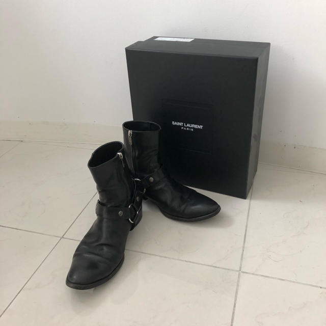 SAINT LAURENT リングブーツ