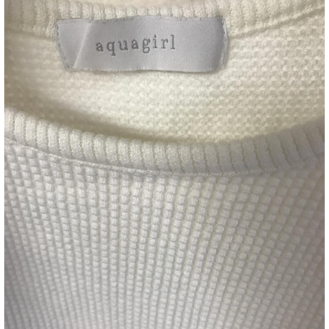 aquagirl(アクアガール)のaquagirl ワッフルTシャツ レディースのトップス(Tシャツ(半袖/袖なし))の商品写真