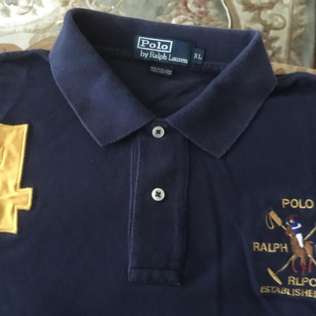 POLO RALPH LAUREN(ポロラルフローレン)のラルフローレン☆濃紺ポロシャツ メンズのトップス(ポロシャツ)の商品写真