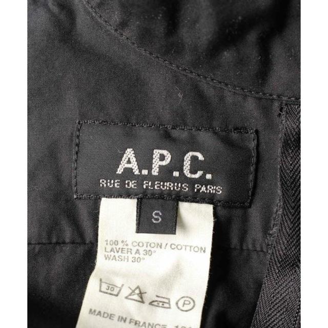 A.P.C(アーペーセー)の中古美品A.P.C.変形タートルネックZIPプルオーバードレスシャツS メンズのトップス(シャツ)の商品写真