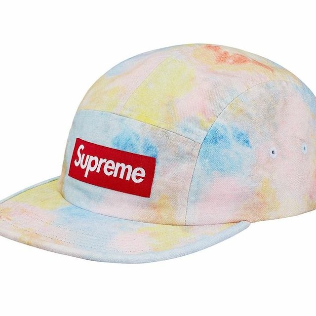 本日発送 supreme denim camp cap multicolor