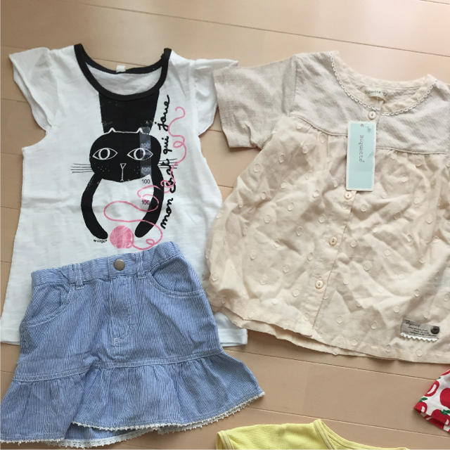 Biquette(ビケット)の100 まとめ売り キッズ/ベビー/マタニティのキッズ服女の子用(90cm~)(Tシャツ/カットソー)の商品写真