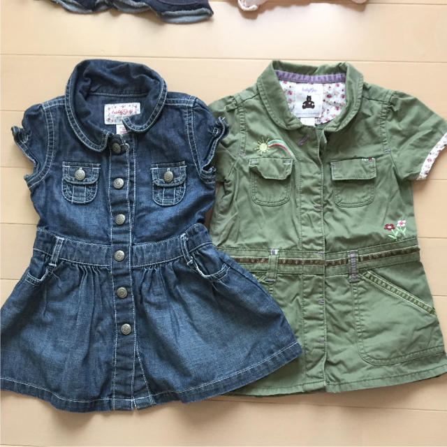 babyGAP(ベビーギャップ)の80 まとめ売り キッズ/ベビー/マタニティのベビー服(~85cm)(ワンピース)の商品写真