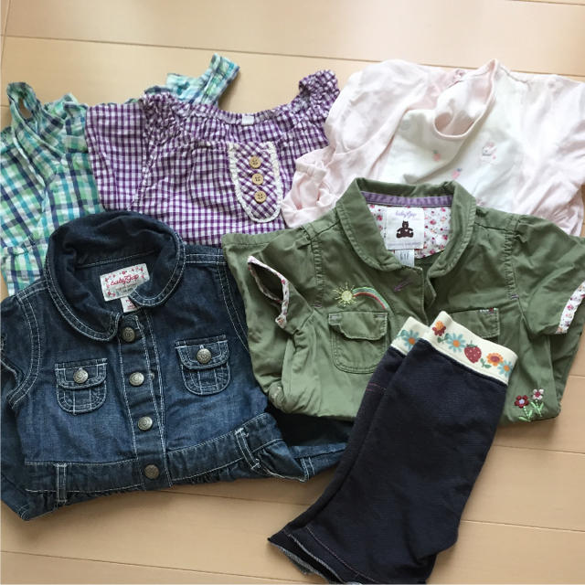 babyGAP(ベビーギャップ)の80 まとめ売り キッズ/ベビー/マタニティのベビー服(~85cm)(ワンピース)の商品写真