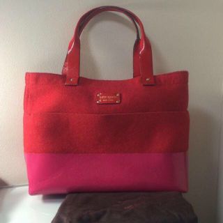 ケイトスペードニューヨーク(kate spade new york)のケイトスペード☆フェルトショルダーバッグ(ショルダーバッグ)