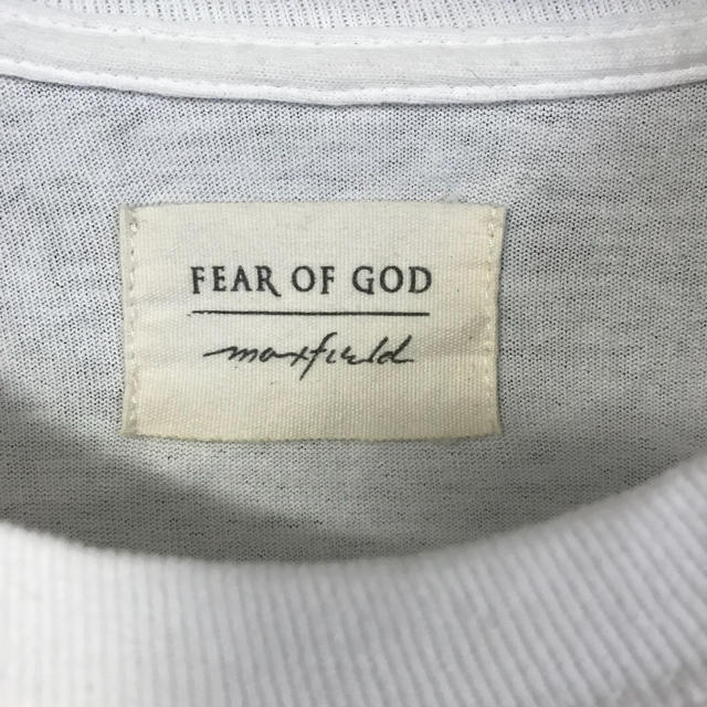 FEAR OF GOD(フィアオブゴッド)のFEAR OF GOD×Maxfield ノベルティロングTシャツ 正規品 メンズのトップス(Tシャツ/カットソー(七分/長袖))の商品写真