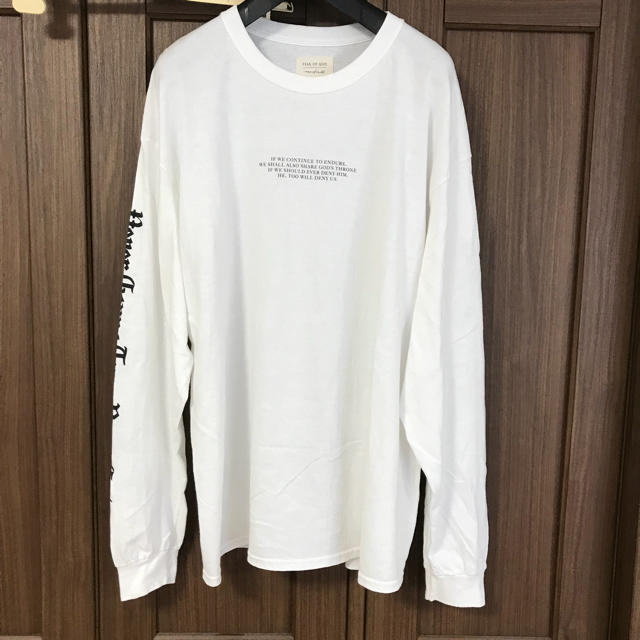 FEAR OF GOD(フィアオブゴッド)のFEAR OF GOD×Maxfield ノベルティロングTシャツ 正規品 メンズのトップス(Tシャツ/カットソー(七分/長袖))の商品写真