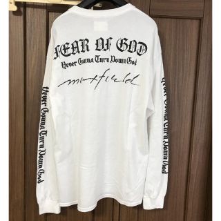 フィアオブゴッド(FEAR OF GOD)のFEAR OF GOD×Maxfield ノベルティロングTシャツ 正規品(Tシャツ/カットソー(七分/長袖))